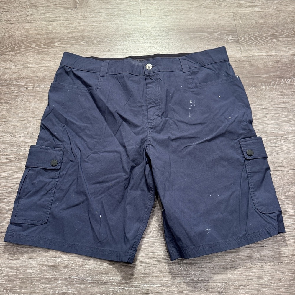 Orvis Shorts Mens 40 Blue Tech Cargo Voyager Short Outdoor Nylon Utility 10"